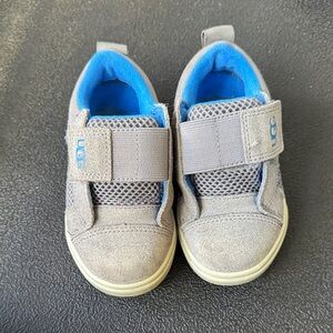 UGG Kids Sneakers in Gray with Blue Highlights